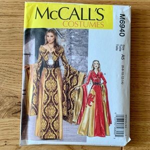 Royal queen costume sewing pattern